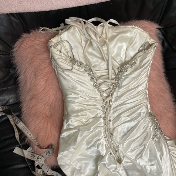 Maggie sottoro one shoulder satin gown - Picture 9 of 12